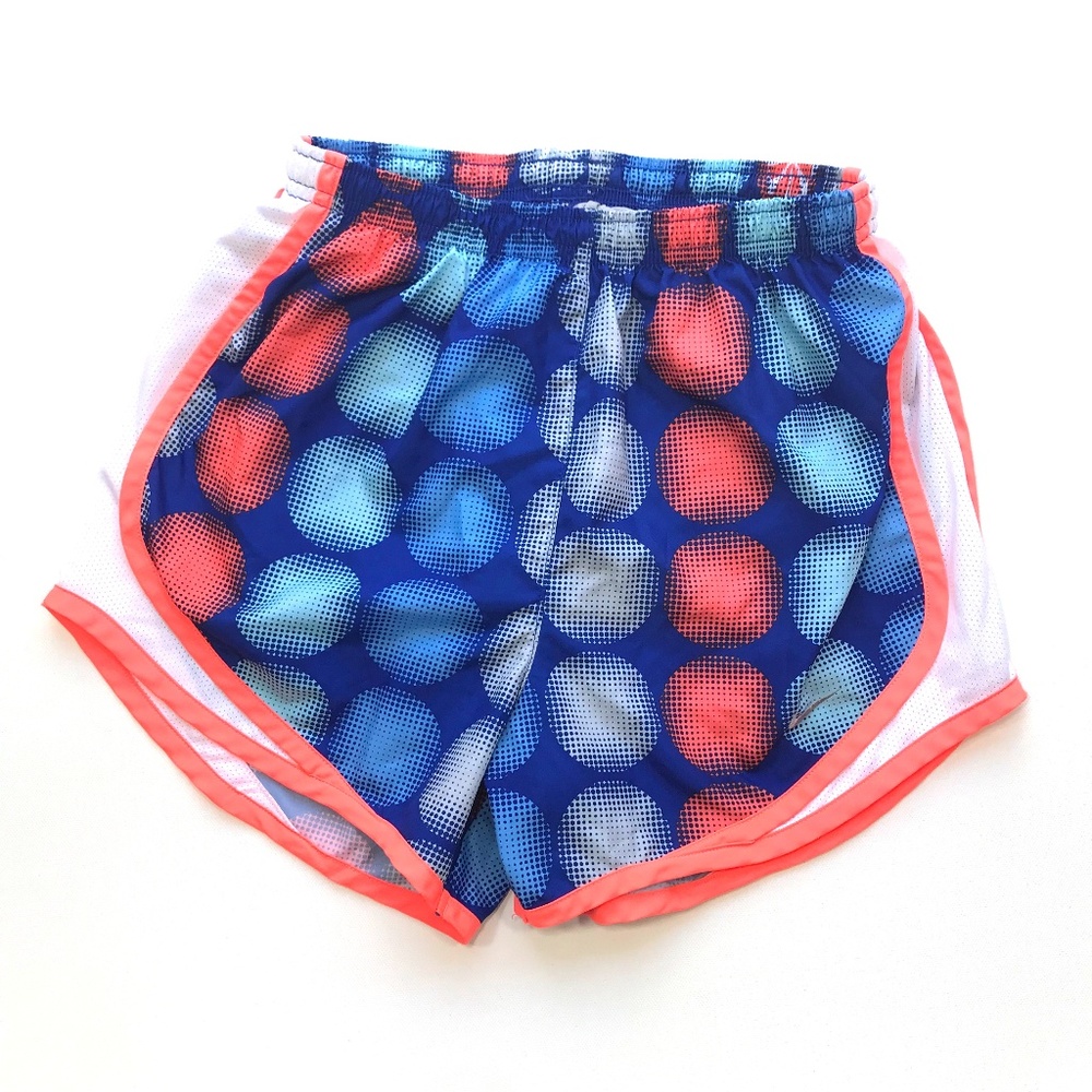 NWOT Nike Dri Fit Blue Orange Running Shorts Sz XS